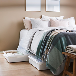 Le Bedroller, le rangement malin à placer sous le lit !